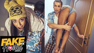 Fake Hostel - Intense wild and hardcore fuck for hot Mauritius girl with incredible body tight ass and shaved pussy