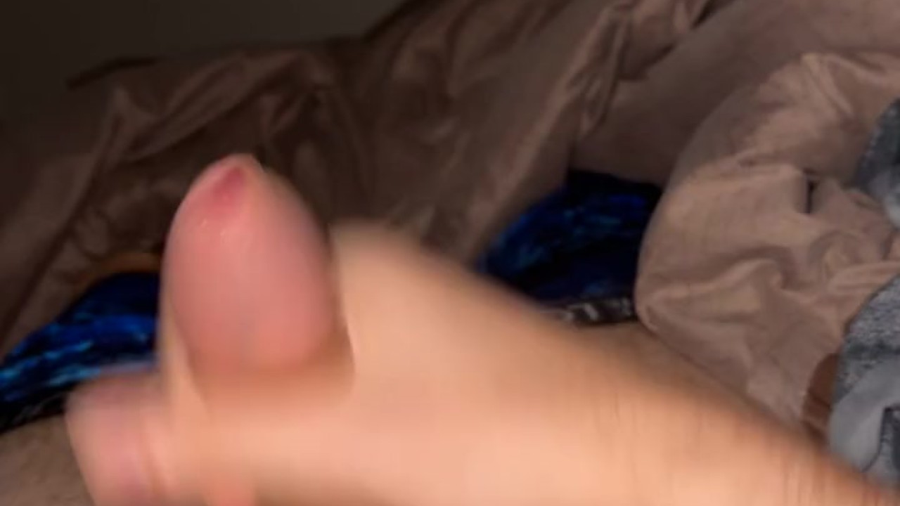 cum leaking out my tight foreskin