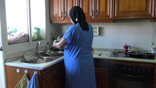 سكس في مستشفى من الطين مع الممرضة Pregnant Arab Wife Fast Creampie In Kitchen