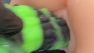 Big Tit MILF Monster Dick In Her ASS Vertical