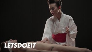 Vanessa Decker Gives Stud Hot Massage Then Rides Him Good - LETSDOEIT