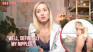 Ersties: Horny Blonde Rubs Herself Down