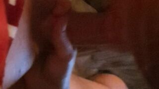 Unlocking hubby and giving him a blowjob