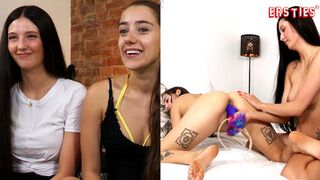 Ersties: Mädchen haben Sex mit Tentakeldildo und Drachenschwanz