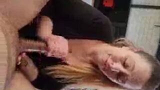 Naughty Slutvwife talks dirty to husband