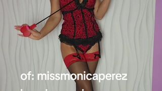 Hot mommy on stockings high heels