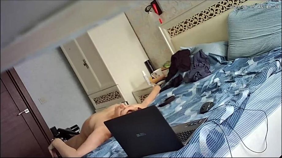 mature woman fucks herself up to her uterus with a sex machine