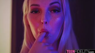 TEENFIDELITY Teasing Fate With A Tiny Blonde