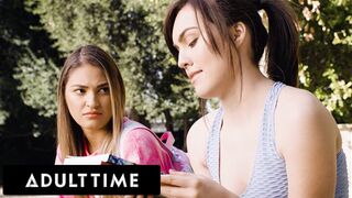 College Student Comforts Her Bullied Lesbian Tutor
