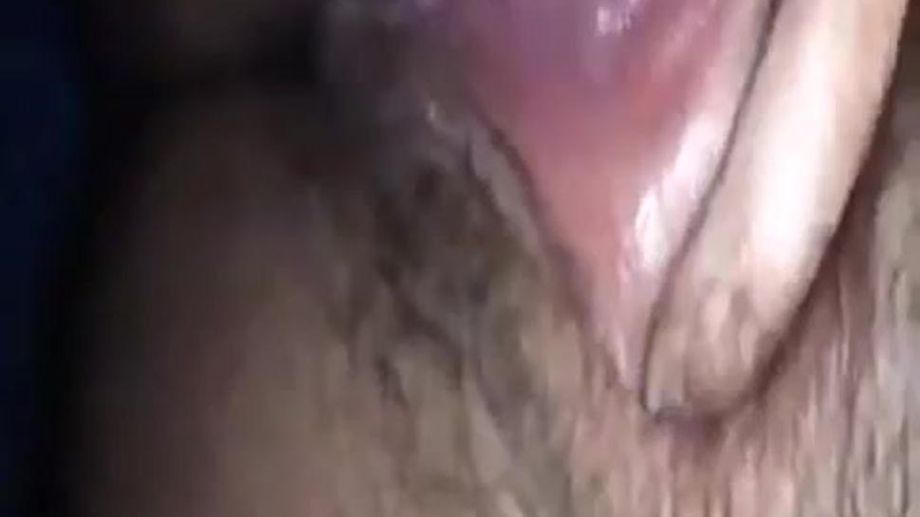Hairy sis fingers her wet pussy for her brother