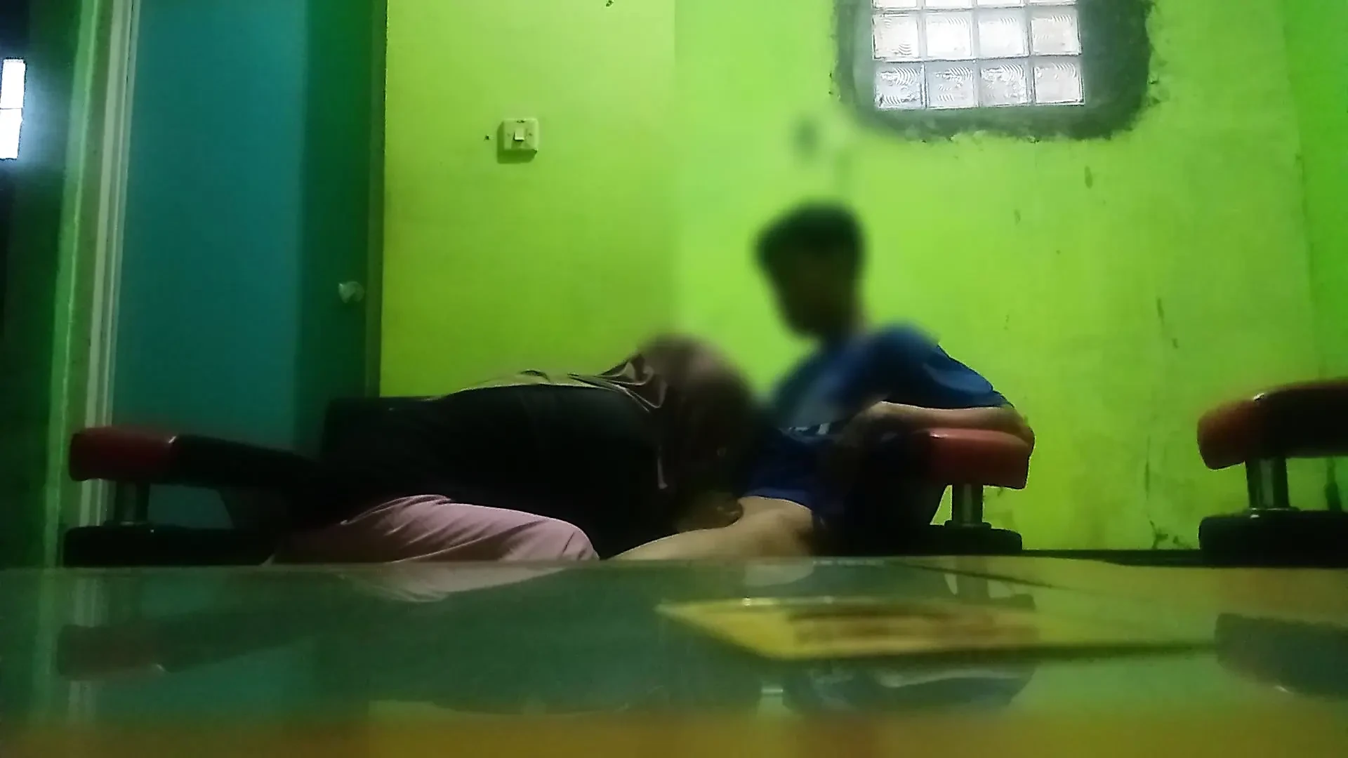 I almost found out when I fucked my cousin's pussy in the living room