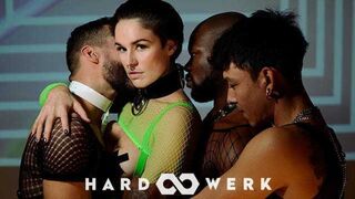 3 Different Angles of GANGBANG BLISS - Slimthick Brunette Feeds Her Wet Pussy With Multipe Cocks