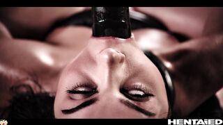 Hot chicks got deepthroat fuck from alien monstera - Compilation