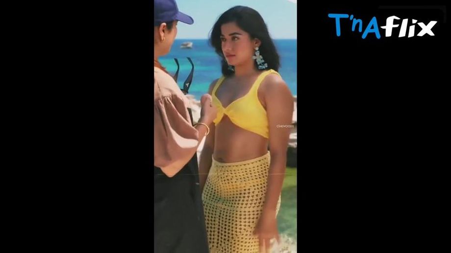 Rashmika Mandanna Butt, Breasts Scene in Rashmika Mandanna Travel Leisure Magazine