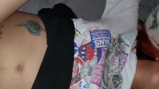 Sexy redhead asks me to fuck her