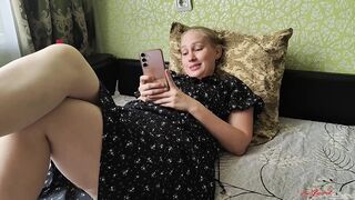 Helped my stepsister stretch her anus before a date