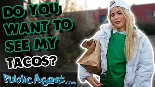 Public Agent Do You Want To look at My Tacos real Porn eighteen Year old Sexy Waitress