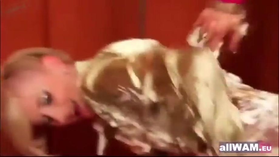Euro sluts get wet and dirty in the kitchen