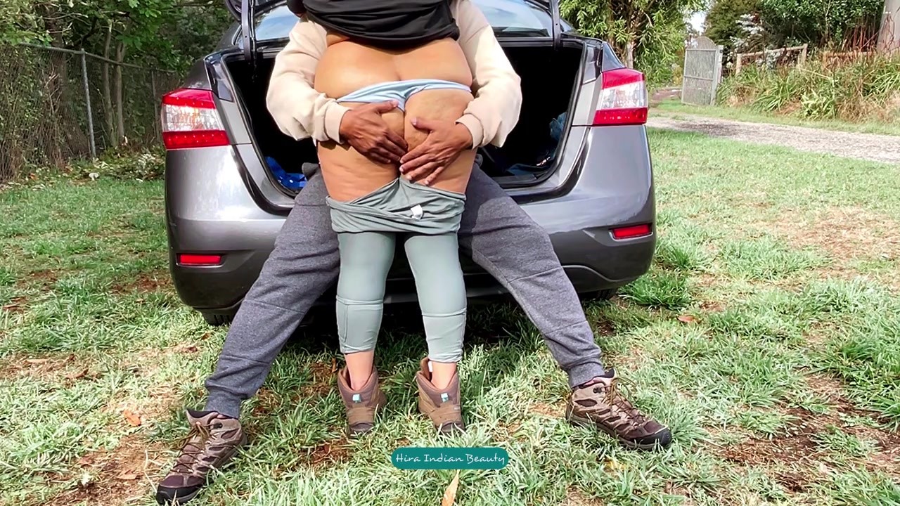 Romantic Love Making in Outdoor - Public Park Romance & Steamy Car Trunk Softcore Sex
