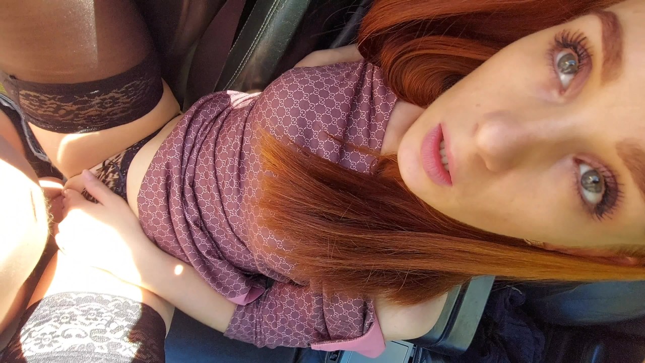 LesiAngel The hottest sex on a crowded road with a stranger