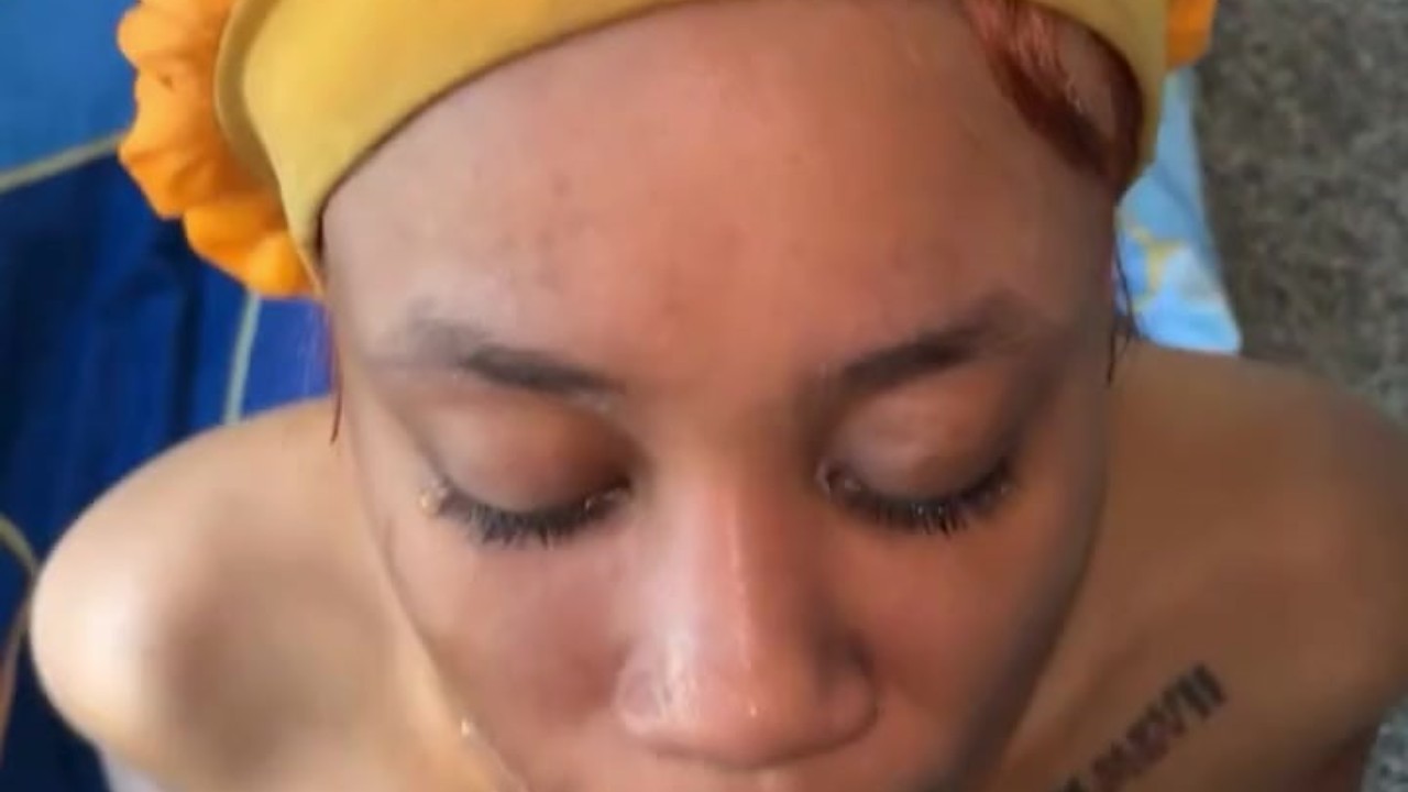 “NUT ALL OVER MY FACE DADDY” Sloppy DEEPTHROAT & Handjob