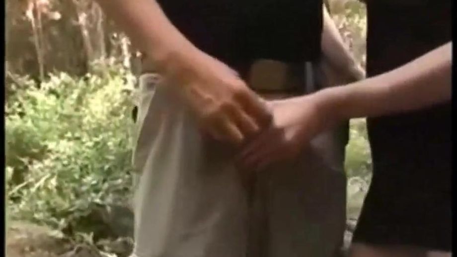 Double Blowjob Outdoors